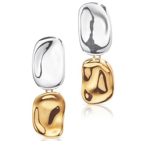 Jenny Bird Thea Two Tone Earrings - Picture 4 of 5